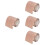 4Rouleaux Bordure Décorative Adhésive Marron Pour Mur Et 5