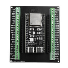 Placa de Expansión ESP32-S3 GPIO 1 en 2 Placa de Expansión Placa de Expansión de Doble Capa con Placa de Desarrollo N8R2/N16R8 C