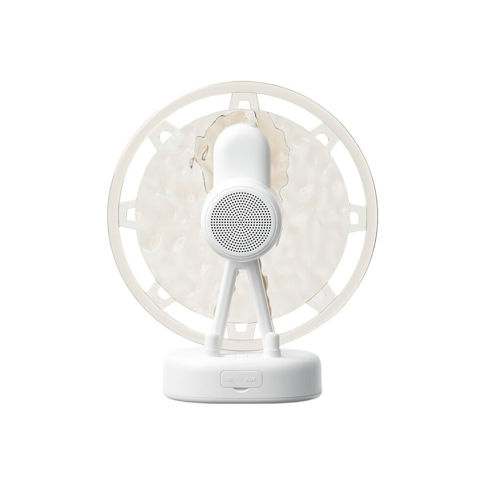 Wheel Wave Lamp Speaker With Noise Music,360 Surround Sound Hi-Fi Speaker White 4711400667675