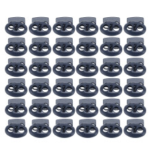 Portable Cord Lock Fastener Double Hole Spring Loaded Slider Stopper Adjustable Tension Toggle For Outdoor Adventure Fitness Gear