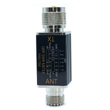 Misuratore di SWR Misuratore di Potenza 1-30 MHz Misuratore di Onde Stazionarie da 10 W Misuratore di Potenza 6 Indicatori LED Misuratore di SWR