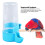 Thickened Clear Parrot Water Dispenser 100ml 3