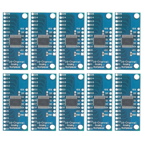 10Pcs 16CH Analogue Multiplexer Module 74HC4067 CD74HC4067 Precise Module Digital Multiplexer MUX Breakout Board