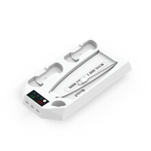 Game Stand Durable Efficient Heat Dissipation Gaming Dual Function Design in- Controller for Ps5 Accessories White