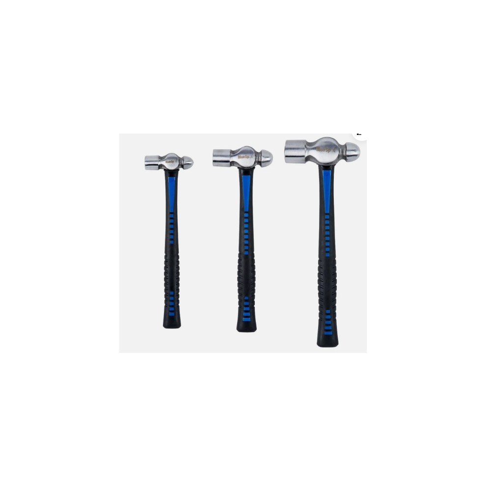 Bluespot 26100 3Pc Ball Pein Hammer Set 8Oz 16Oz 32Oz Lifetime Warranty 77925275