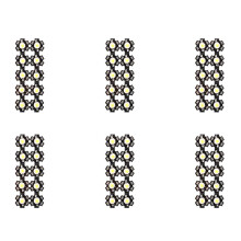 60 Pieces 3W High Power Warm White LED Light Lamp Bulbs