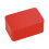(Red) Sturdy And Durable Square Tea Box Designed To Last Iron Empty 1