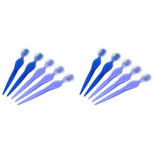 10Pcs Eyebrow Trimmer Safe Hair Shaving Razors Small Size Blade Women Face Care Hair Removal Tools Makeup Shaver Knife