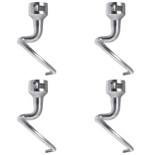 4X Crochet à Pâte en Spirale pour Batteur sur Socle à TêTe Inclinable pour de 4,5 à 5 Pintes, Remplacement Du Crochet à Pâte pour