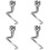 4X Spiral Dough Hook for  4.5-5 Quart Tilt- Stand Mixer, Dough Hook Replacement for  Attachment 1