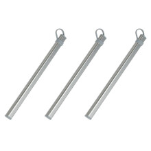 3X EssstäBchen Aufbewahrungs RöHrchen Aluminium Legierung Box Case für Titan EssstäBchen Aufbewahrungs Box Ohne EssstäBchen Grau
