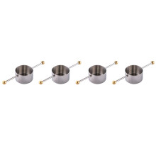 Maatbeker Gereedschap, Bar Maatregel Cocktail Jigger met Handvat voor Whisky Bar Gereedschap Bar Accessoires (4 Stuks)