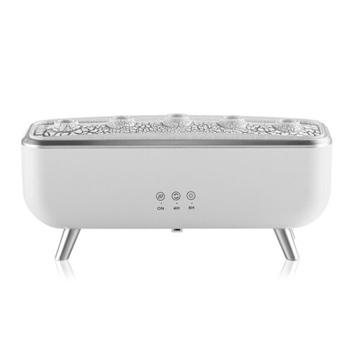 Jellyfish Decompression Effect Diffuser Simulation Flame Aroma Diffuser Colorful Lighting Humidifier for Office EU Plug