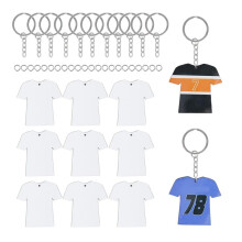 72 StüCk Sublimations-SchlüSselanhäNger-Rohlinge, GroßPackung - Sublimations-SchlüSselanhäNger-Rohlinge mit WeißEr Schutzfolie -
