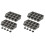 4 Pack  Muffin Cheesecake Pan with Removable Bottom, 12 Cavity Nonstick Cupcake Pan 1