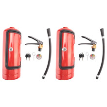 2X Fire Extinguisher Bar Novelty Wine Storage Box Fire Extinguisher Shape Wine Storage System