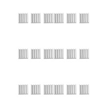 300pcs 9 X 9 X 5mm Aluminium Heatsink for IC LED Chipset RAM