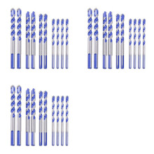 30Pcs Tungsten Carbide Masonry Drill Bit Set for Metal Steel Porcelain Ceramic Tile Concrete Brick Plastic(6 8 10 12mm)