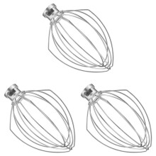 3X Wire Whip for Stand Mixer 5QT Lift and 6QT, Whisk Attachment, Stainless Steel Egg Cream Stirrer