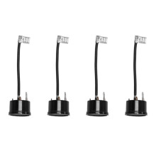 4X Plastic Kompressor-Thermo-Überlastschutz für 1Te Klimaanlage mit Kabel Schwarz