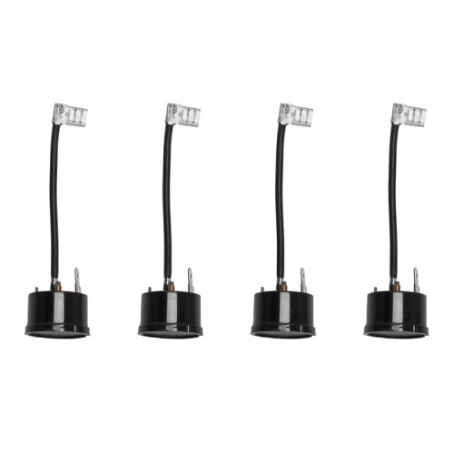 4X Plastic Compressor Thermal Overload Protector for 1HP Air Conditioner with Wire Black 1