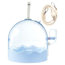 Small Animal Carrier Portable Hamster Cage with Adjustable Shoulder Strap Pet Supplies for Home Forage Feeder