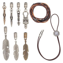 Apprêts de Cravate Bolo, Embouts de Rechange pour Embouts de Cravate Bolo Kit D'Embouts de Rechange pour Embouts de Cravate Bolo en Alliage pour la