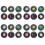 24 Stueck  Retro Vinyl Schallplatte Bierdeckel Matte 1