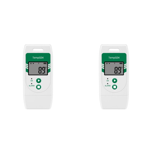 2X TempG04 USB Temperature Data Logger Export to CVS&PDF 32000 Points Capacity