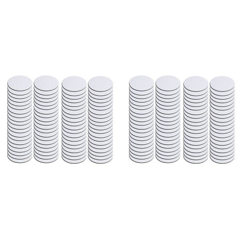 Copos de Copo em Branco de Sublimação 160PC um Granel, Borracha de Esteira Copo em Branco Redondo de 4X4 Polegadas