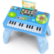 Baby DJ Table for Toddlers 1-3, Baby Musical Piano Toys 6-9-12-18