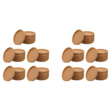 50 Pcs Cork Coaster for Beverage Coasters, Heat-Resistant Water Reusable Natural Round Coasters for Restaurants and Bars