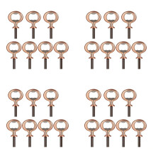 28X Corkscrew Kit Bottle Opener Wine Party DIY Beer Bottle Opener Blank Bottle Opener Bronze