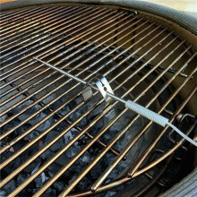 Universal A Style Meat Thermometer Probe Clip Holder Ambient Temperature Readings BBQ Smoker Oven Grill,Set of 4