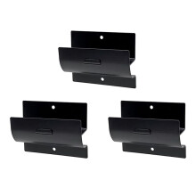 3X Ladderhanger voor Zwaar Gebruik - Ladderhaken voor Wandmontage voor Ladderopslag - Kruiwagenhangers voor Garagemuur - 1 Verpakking