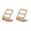 2X Remote Control Caddy Media Organizer, Coffee Table Remote Holder (Log Color) 2