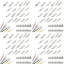 1360 Peças 1/1.5/1.8/2.2/2.8/3.5mm Pinos Terminais Pino Do Chicote de Fios Masculino Feminino Kit de Conector Elétrico Automotivo Fio Do Carro