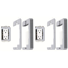 20-Pack Outlet Adjustment Plate Spacers - Durable, Self-Leveling Electrical Socket Extenders for Uneven Surfaces
