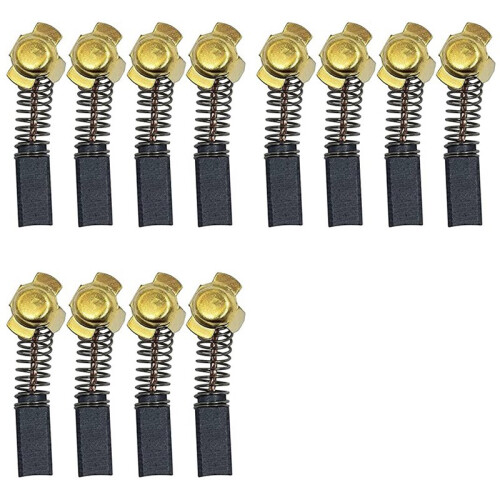 Carbon Brushes Suitable for  DWP849 DWP849X DWP849X-BR DWP849X-B3 Polisher (12 Pack)