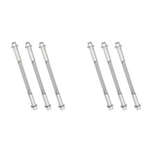 6 Pack K 5131 Storm Door Hinge Pin Kit, Aluminum Screen Door Hinge Pins, Hinge Pins, Bushing Caps, Springs