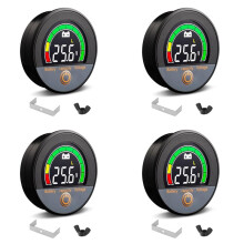 4X 12V 24V 48V 60V 84V IP67 Battery Capacity Voltage Meter with Backlight LCD and Low-Voltage Alarm for Lithium