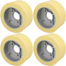 4X Rouleaux de Presse en Caoutchouc pour Fraiseuse à Bois, Roue D'Entraînement Universelle pour Alimentation Électrique, Roue D'Alimentation pour