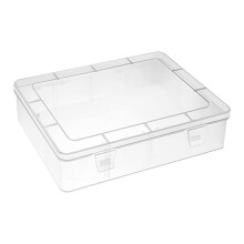 Small Bead Organizers Box, 13Pieces Plastic Storage Cases Clear Bead Storage Containers Boxes with Hinged Lid