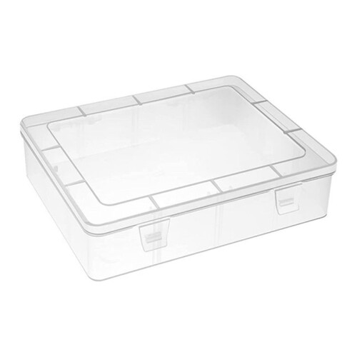 Small Bead Organizers Box, 13Pieces Plastic Storage Cases  Clear Bead Storage Containers Boxes with Hinged Lid
