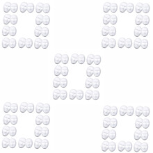 White Mask,48Pcs Halloween Full Face Mask Blank DIY Mask Dance Cosplay Party Plain Masquerade Paper Mask to Decorate