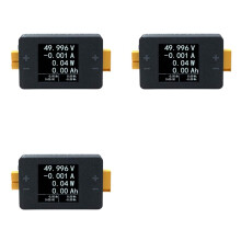 3X New XT60 8-150V 25A Power Meter Bidirectional Ammeter Aircraft Battery Voltage Capacity Tester for LIPO Battery