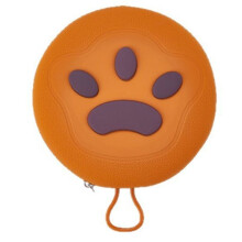 Ciotola Pieghevole 2 In 1 per Cibo per Animali Domestici, Ciotola Portatile In Silicone per Cuccioli, Ciotola Doppia per Bere da Viaggio All'Aperto,