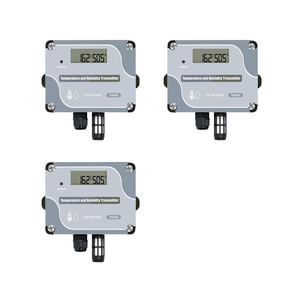 3X Rs485 Temperature Humidity Sensor Modbus Rtu Temp Sensor Digital Industrial Temp And Humidity Transmitter 6031011439330