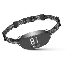Collier Anti-Aboiement pour Chien, Collier de Dressage Anti-Aboiement Étanche IP67 Rechargeable pour Fournitures pour Animaux de Compagnie de Grands,
