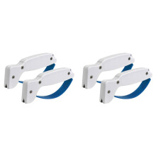Keukenmessen en Koksmessenslijper, Chef-Grade Slijpgereedschap, Herstellen en Slijpen van Rechte en Gekartelde Messen, 4-Pack